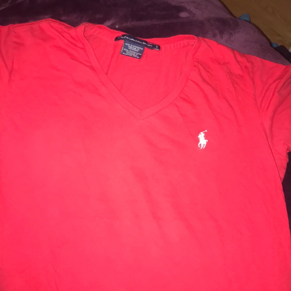 Polo v-neck